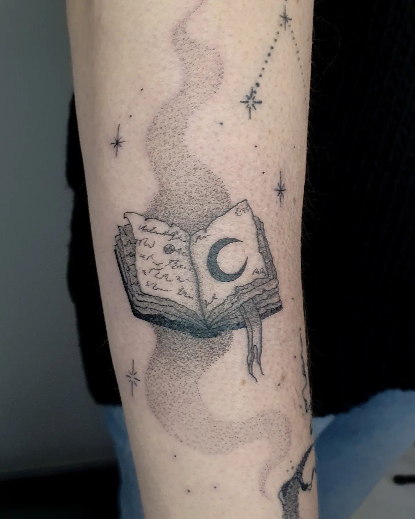 Libro de Magia Tatuaje de Bruja