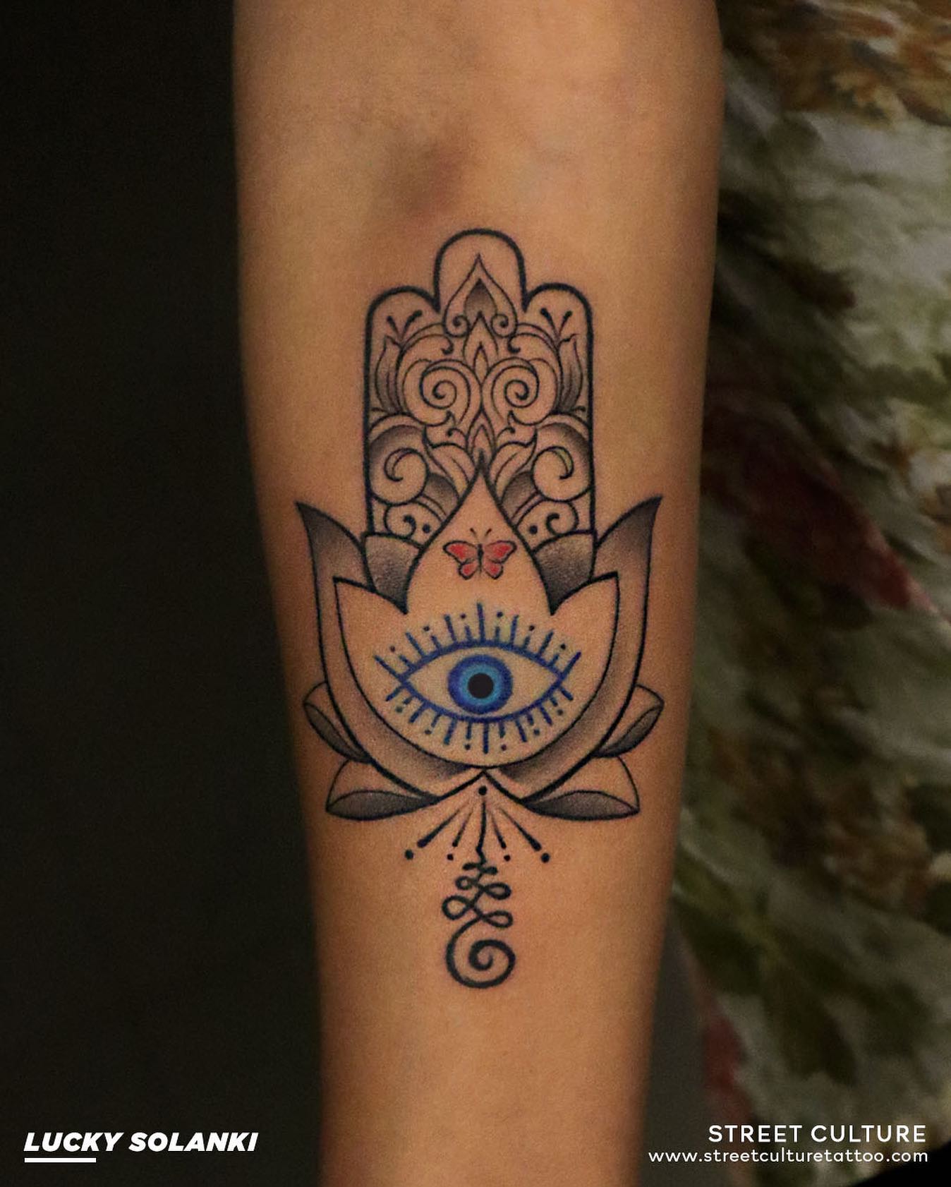 Tatuaje de la mano de Fátima(Hamsa) : 50 diseños increíbles