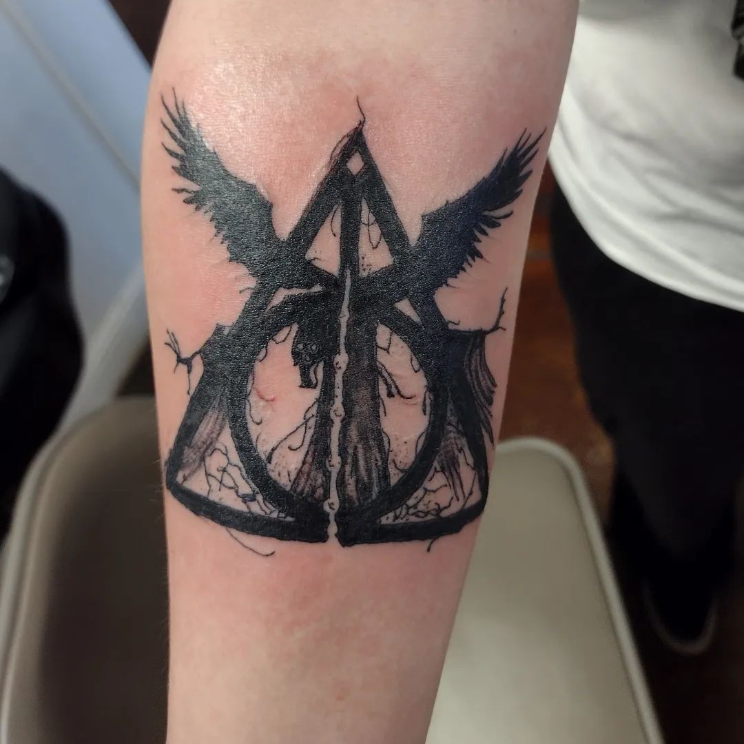 Triángulo Tatuaje de Bruja