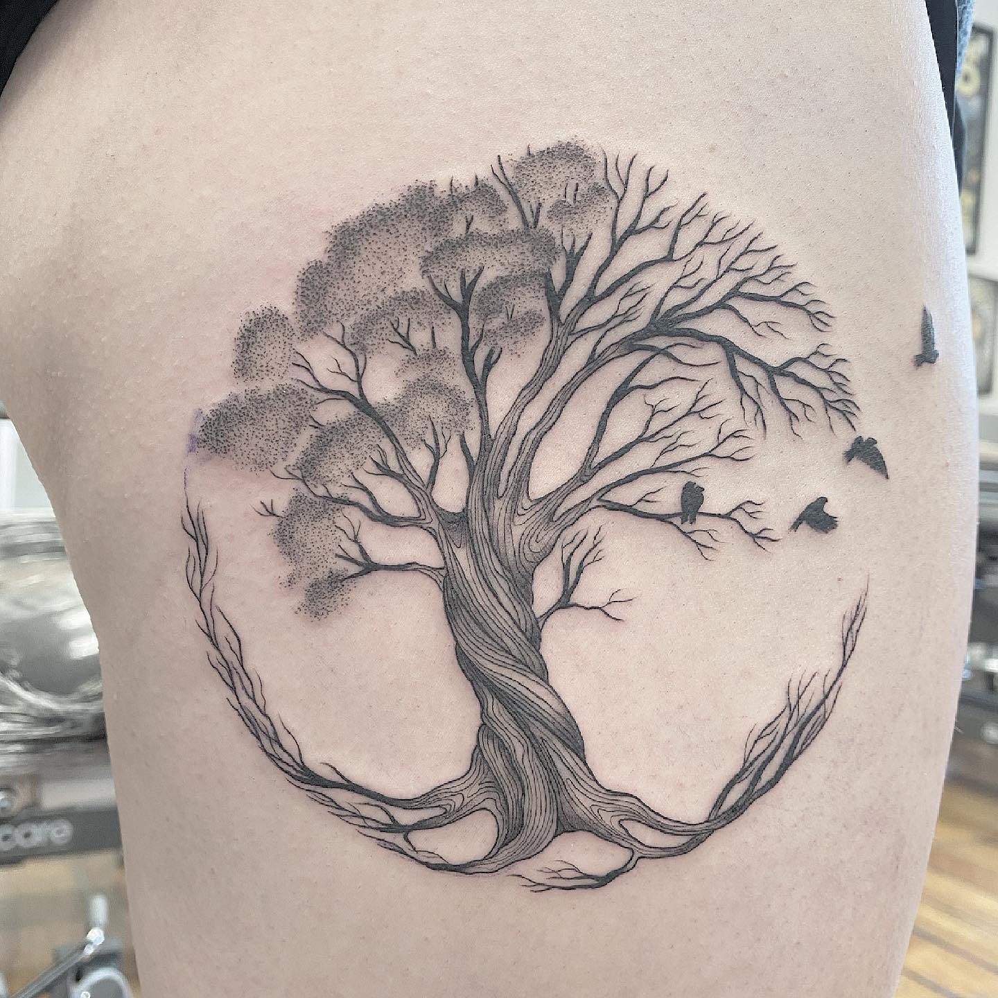 Diseño de tatuaje del Árbol de la Vida