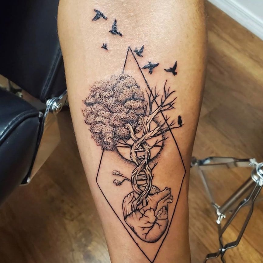 Tatuaje del antebrazo Árbol de la Vida