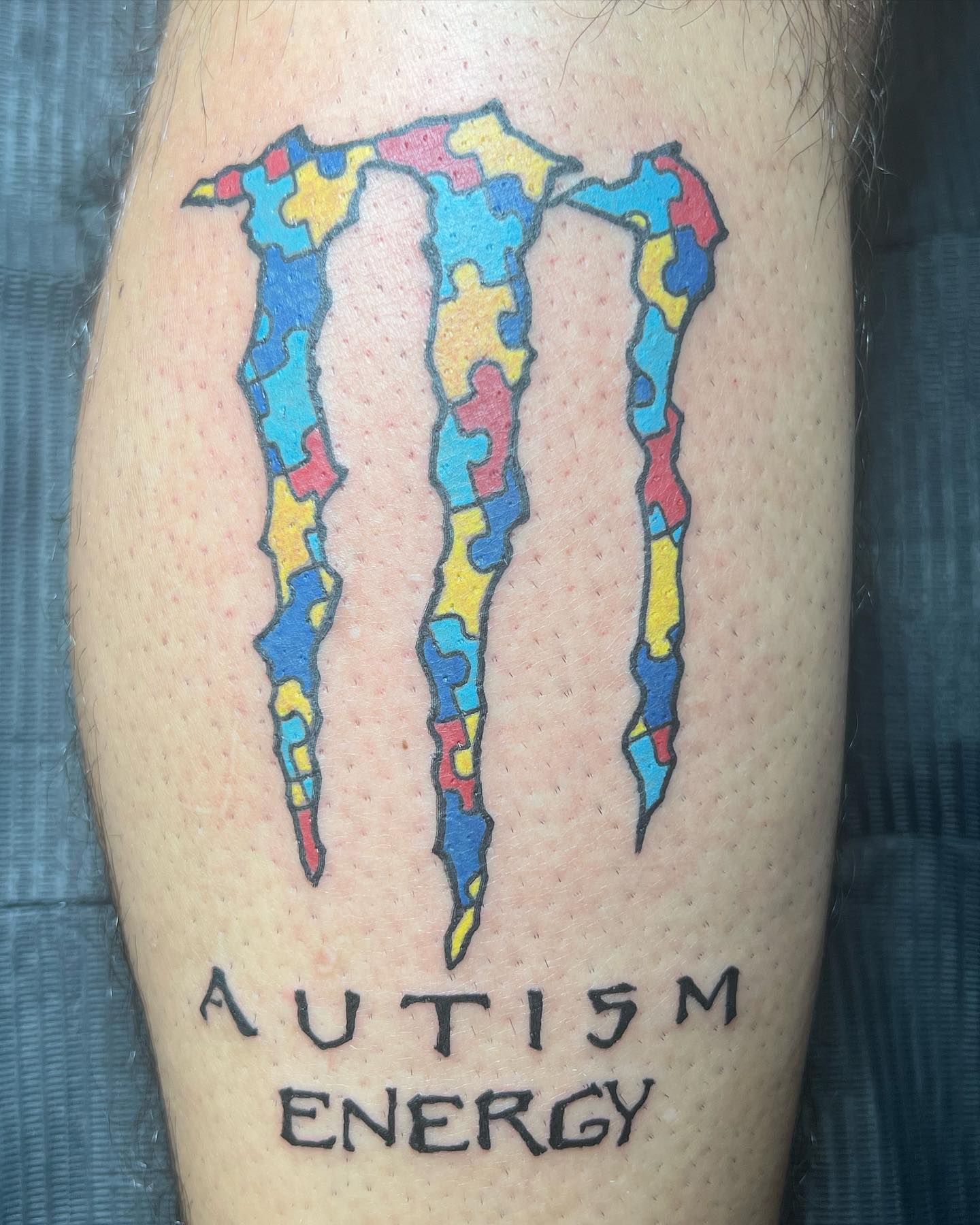 Rompecabezas Autismo Tatuaje